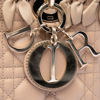 Dior Medium Lambskin Cannage Bow Lady D
