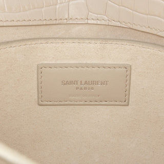 Saint Laurent
Medium Croc Embossed Leather Monogram Sunset Crossbody