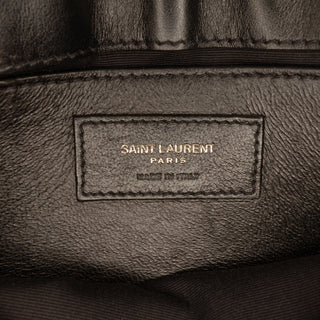 Saint Laurent Small Matelasse Calfskin Monogram Monochrome LouLou Shoulder Bag