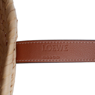 LOEWE Small Raffia Anagram Basket Tote