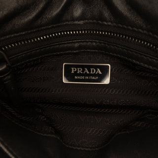 Prada Small Nappa Triangle Stitched Spectrum Flap