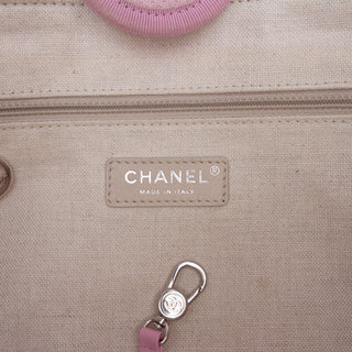 Chanel Small Canvas Deauville Tote