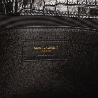 Saint Laurent
Medium Croc Embossed Leather Kate Tassel Crossbodyy