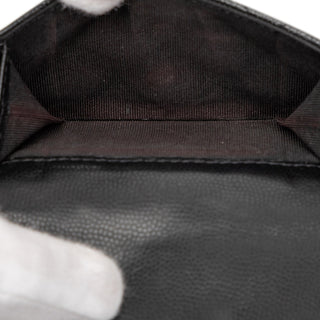 Chanel
CC Quilted Caviar Flap Trifold Wallet