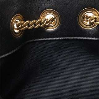 Saint Laurent Mini Chevron Lambskin Joe Bucket Bag