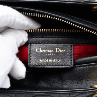 Dior Medium Lambskin Cannage Lady Dior