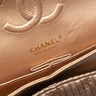 Chanel
Medium Classic Chevron Calfskin Pleated Double Flap