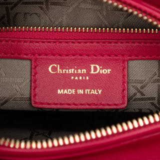 Dior Medium Lambskin Cannage Lady Dior