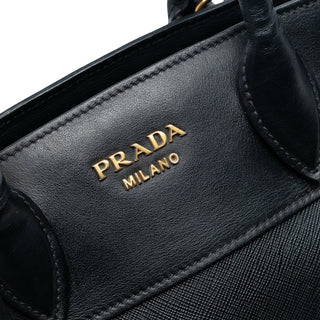 Prada
Small Saffiano and City Calf Esplanade Satchel