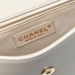 Chanel Medium Chevron Sheepskin Mademoiselle Vintage Flap