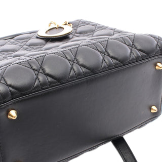 Dior Medium Lambskin Cannage Lady Dior