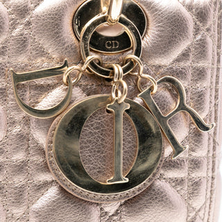 Dior
Medium Metallic Lambskin Cannage Lady Dior
