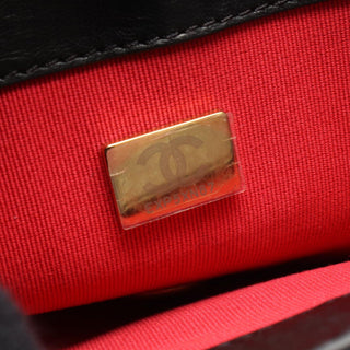 Chanel Lambskin CC Square Accordion Flap Chain Bag