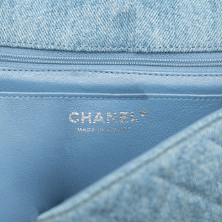 Chanel Mini Rectangular Classic Denim Braided Single Flap