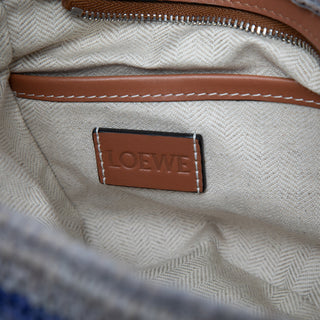 LOEWE Paulas Ibiza Anagram Raffia Rainbow Pochette Crossbody