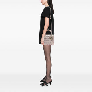 Dior Medium Metallic Lambskin Cannage Lady Dior