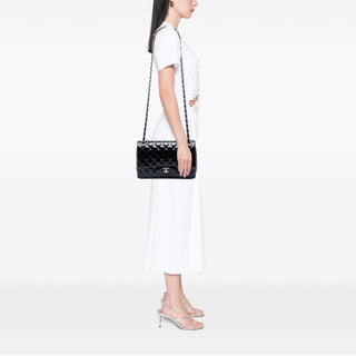 Chanel Jumbo Classic Patent Double Flap