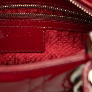 Dior Medium Patent Cannage Lady Dior