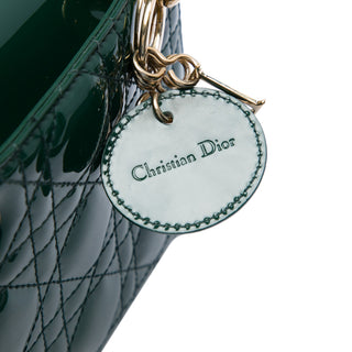 Dior Mini Patent Cannage Lady Dior