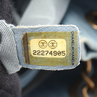 Chanel Quilted Washed Denim Urban Spirit Bucket Bag