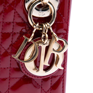 Dior Mini Patent Cannage Lady Dior