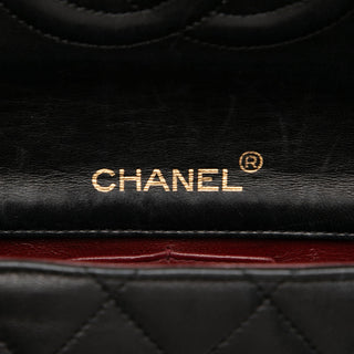 Chanel CC Quilted Lambskin Turnlock Full Single Flap