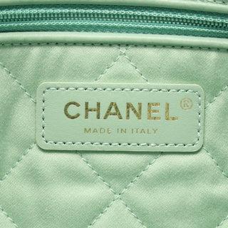 Chanel Small Quilted Shiny Calfskin 22 Handbag