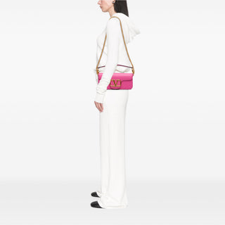 Valentino Medium Calfskin VLogo Loco Satchel