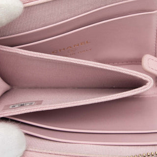 Chanel
CC Quilted Caviar Zipped Small Wallet