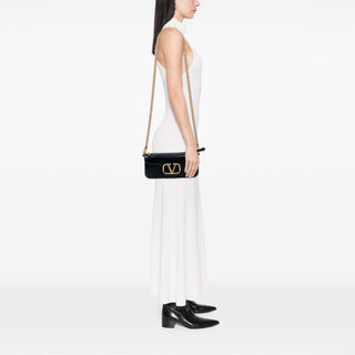 Valentino Calfskin VLogo Loco Satchel