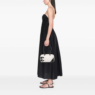Chanel Quilted Lambskin Cambon Ligne Shoulder Bag