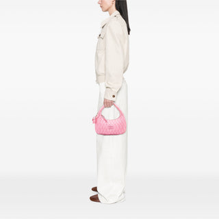 Miu Miu Medium Matelasse Tessuto Wander Hobo