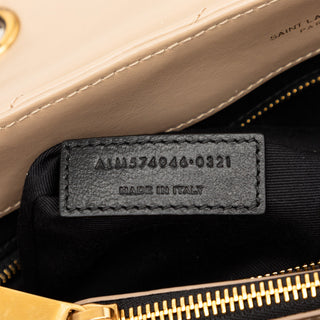 Saint Laurent Medium Matelasse Calfskin Monogram LouLou Shoulder Bag