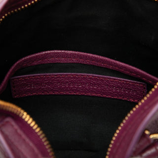 Balenciaga
Nano Chevre Motocross Classic Metallic Edge City Satchel