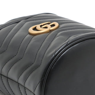 Gucci Small GG Marmont Leather Matelasse Bucket Bag