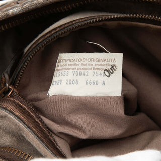 Bottega Veneta Small Metallic Nappa Intrecciato Veneta Hobo