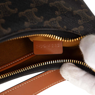 Celine Triomphe Coated Canvas Ava Shoulder Bag