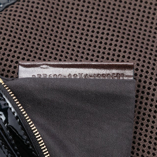 Fendi
Medium Zucca Embossed Patent Baguette Satchel