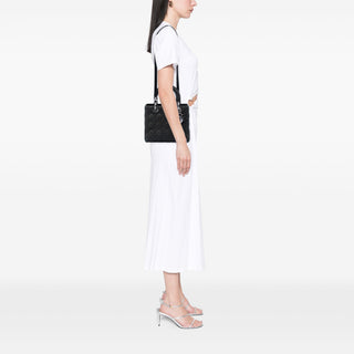 Dior Medium Iridescent Lambskin Cannage Lady Dior