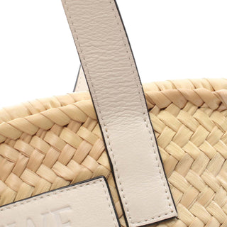 LOEWE Small Raffia Anagram Basket Tote