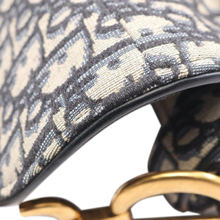 Dior Oblique Canvas Saddle Bag