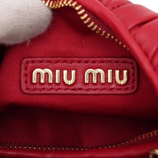 Miu Miu Mini Matelasse Nappa Wander Hobo