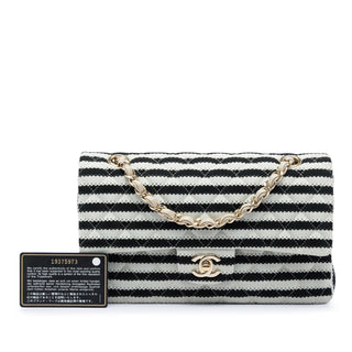 Chanel Medium Classic Jersey Coco Sailor Double Flap