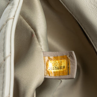 Chanel Medium Double Stitch Chevron Lambskin Single Flap