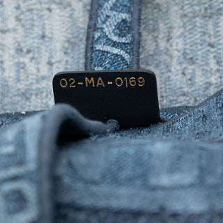 Dior
Oblique Embroidered Denim Saddle Bag