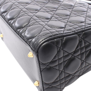 Dior Medium Lambskin Cannage Lady Dior