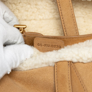 Dior
Shearling Suede Saddle Bag