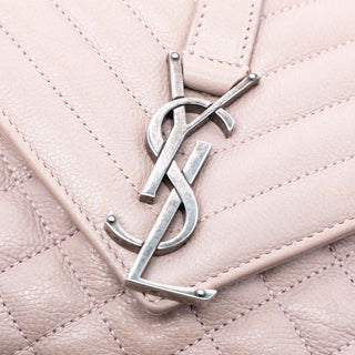 Saint Laurent
Medium Sheepskin Triquilt Monogram College Bag