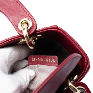 Dior
Mini Lambskin Cannage Lady Dior
