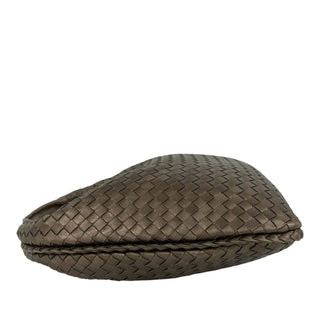 Bottega Veneta Small Metallic Nappa Intrecciato Veneta Hobo